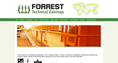 Desktop Screenshot of forrestpaint.com